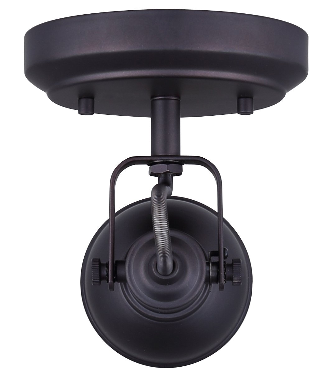 CANARM ICW622A01ORB10 LTD Polo 1 Light Ceiling/Wall, Oil Rubbed Bronze with Adjustable Head , Oil-rubbed Bronze