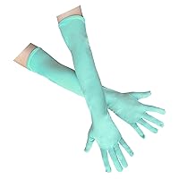 Long Satin Opera Glove For Women Formal, Elbow Length Glove For Bridal Evening Dance/Tea Party/Church/Wedding W-G-1