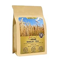 FullChea - Barley Tea, 4g X 50 Count - Premium Natural Roasted Barley Grain - Mild Baking Type - Non-GMO - Caffeine-free - Damai Cha - Digestion Support & Rich in Nutrition