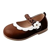 Toddler Girls Slip on Shoes Children Shoes Flat Kids Beautiful Children Leather Girls Princess Girls Toddlers Shoes