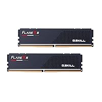 G.SKILL Flare X5 Series (AMD Expo) DDR5 RAM 64GB (2x32GB) 6000MT/s CL30-40-40-96 1.40V Desktop Computer Memory UDIMM - Matte Black (F5-6000J3040G32GX2-FX5)