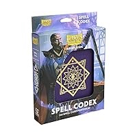 Dragon Shield: Roleplaying Spell Codex: Arcane Purple – Compatible with Official DND Spell Cards – Dry Erase Marker and 5e Compatible Spell Slot Tracker Included
