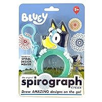 Spirograph Cyclex Clip Bluey - The Easy Way to Make Countless Amazing Designs - Rotating Stencil Wheel - Travel Ages 5+