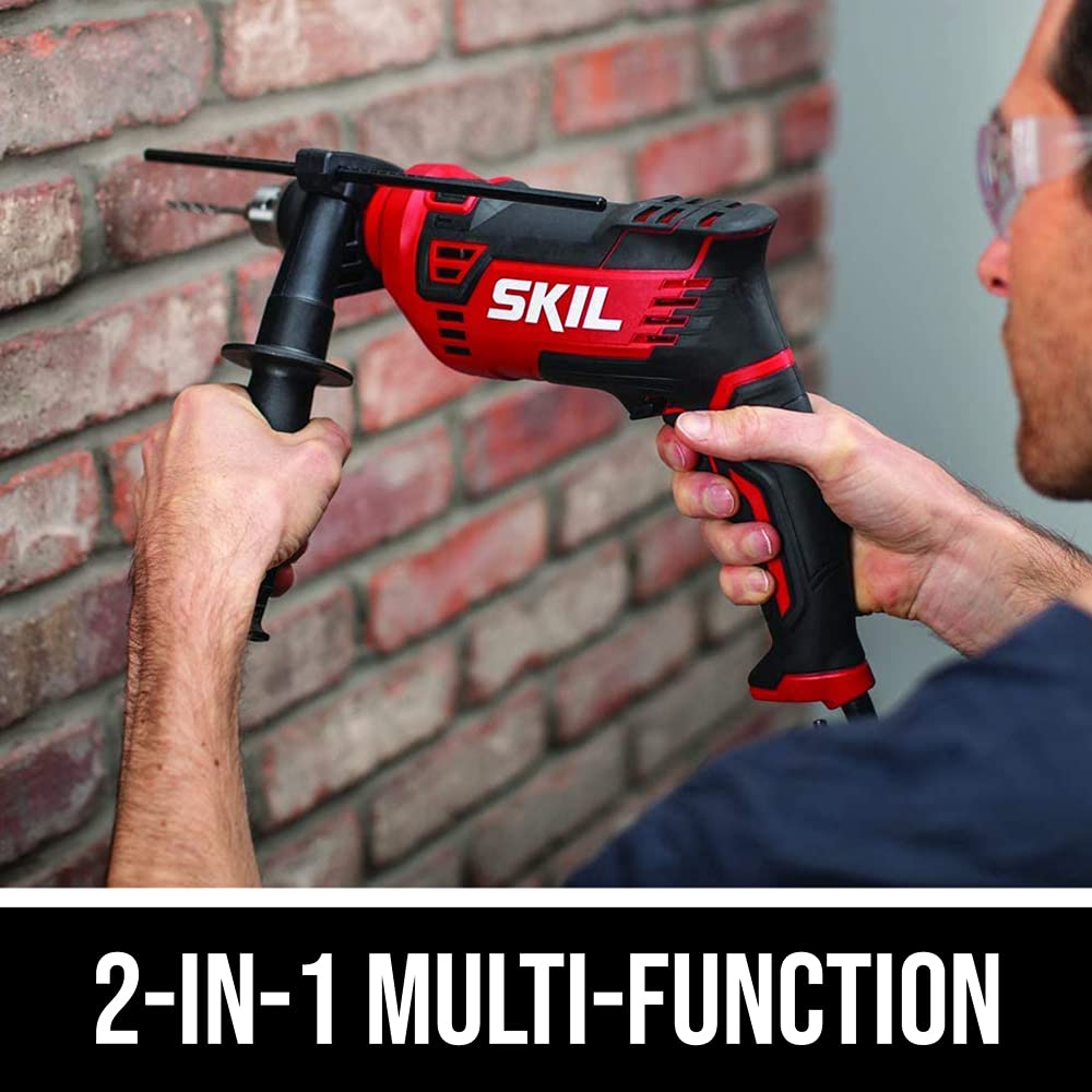 Skil 7.5 Amp 1/2-in Corded Hammer Drill with 100pcs Drill Bit Set - HD182002