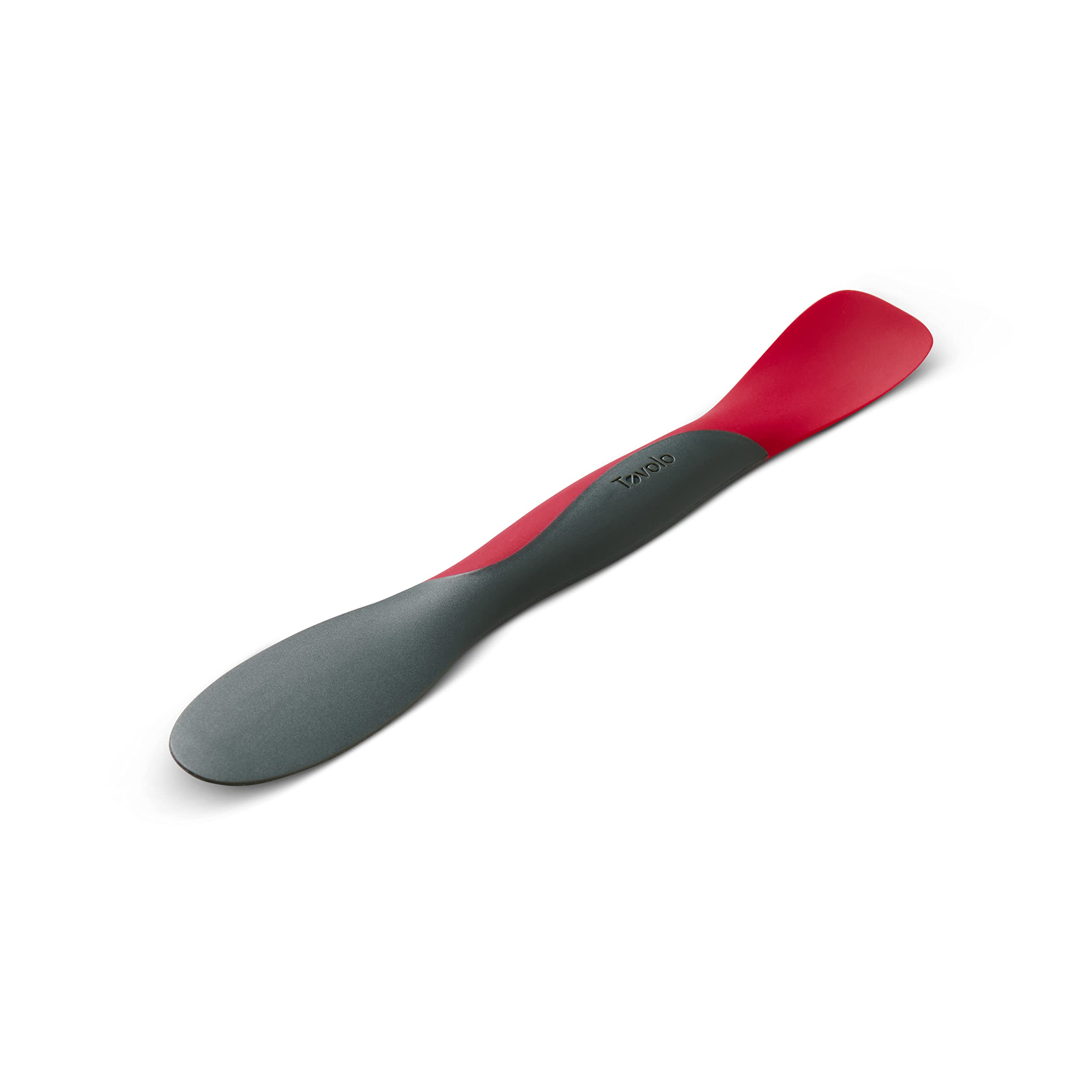 Tovolo Tool for Kitchen Meal Prep to Scoop Spread Slice and Scrape - Charcoal & Viva Magenta