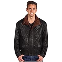 Scully Men's Double Collar Leather Jacket