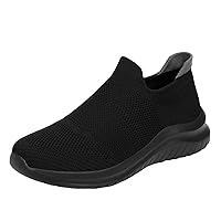 Women's Walking Shoes Breathable Work Nurse Shoes Slip-on Mesh Sneakers