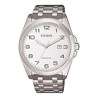 CITIZEN Eco-Drive Saphire BM7108-81A Men's Watch, silver, Bracelet