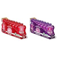 Organic Vitality Squeeze Snack, Cherry Love and Blackberry Bliss, Chia Vitality Snack, USDA Organic, Non-GMO, Vegan, Gluten Free, and Kosher, 3.5 Ounce (16 Pack)