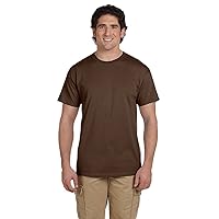 mens 5 oz. 100% Heavy Cotton HD T-Shirt(3931)-CHOCOLATE-2XL