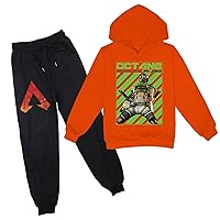 Kid 2 Pcs Tracksuit Clothes Set Boy Apex Legends Long Sleeve Hoodie and Elastic Waist Sweatpants Set