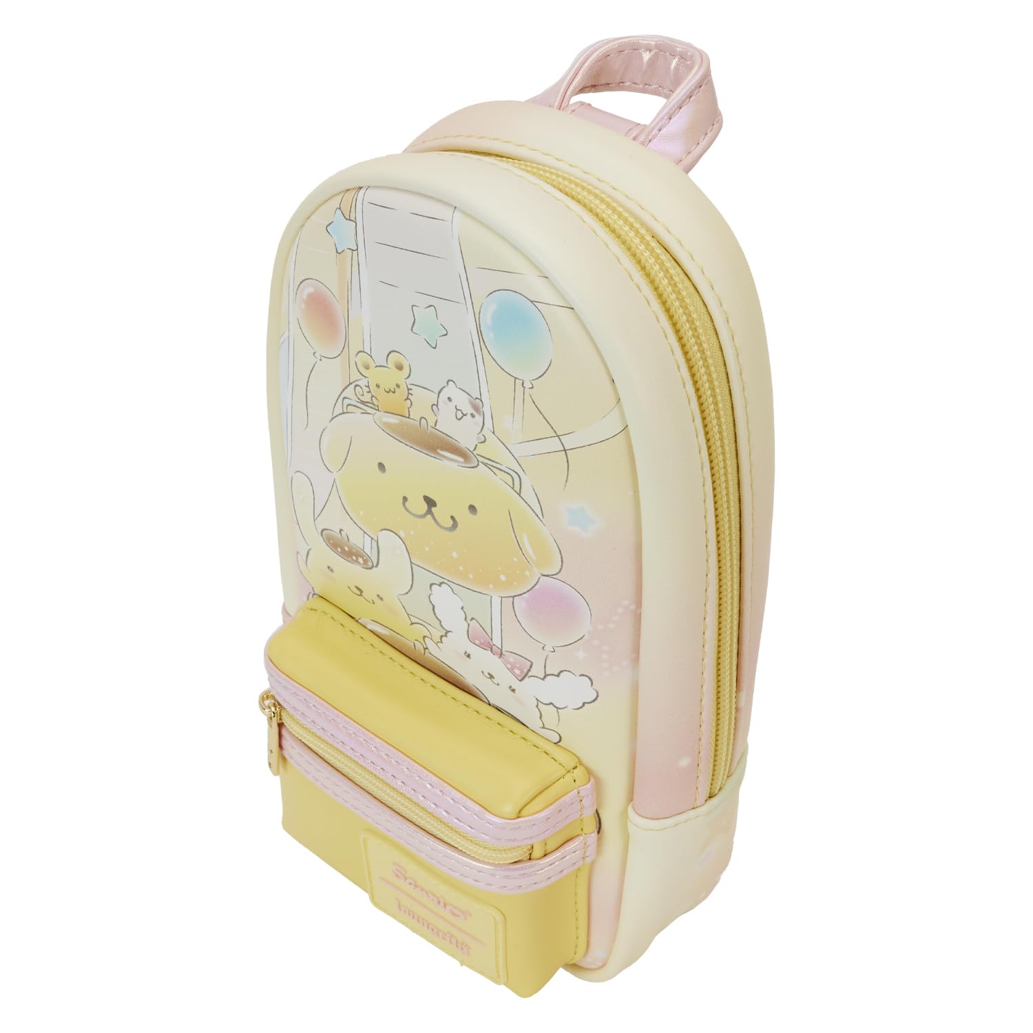 LOUNGEFLY Stationary Sanrio Pompompurin Carnival Pencil CASE