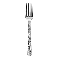 DecorLine Hammered Collection Stunning Silver Hammered Forks Set - 20 Pcs. - Perfect for Elegant Table Setting & Effortless Dining Experience