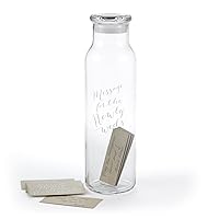 41054 Wedding Accessories Message in A Bottle Set, Message for The Newlyweds