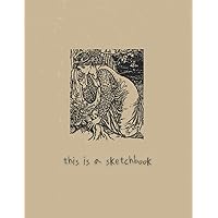 This is a sketchbook! Lost Princess: Unlock creativity and fill it with extraordinary art pieces. Cute minimalistic craft paper design