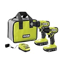 ONE+ 18V Cordless 2-Tool Combo Kit with Drill/Driver, Impact Driver, (2) 1.5 Ah Batteries, and Charger (PCL1200K2)