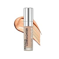 Peach Lowlighter 0.1 fl oz, Liquid Colour Concealer, Face Concealer with Silky, Non-Shimmer Finish, Warming Complexion-Enhancer, Hydrating Formula with Hyaluronic Acid, Vitamin E and Caffeine