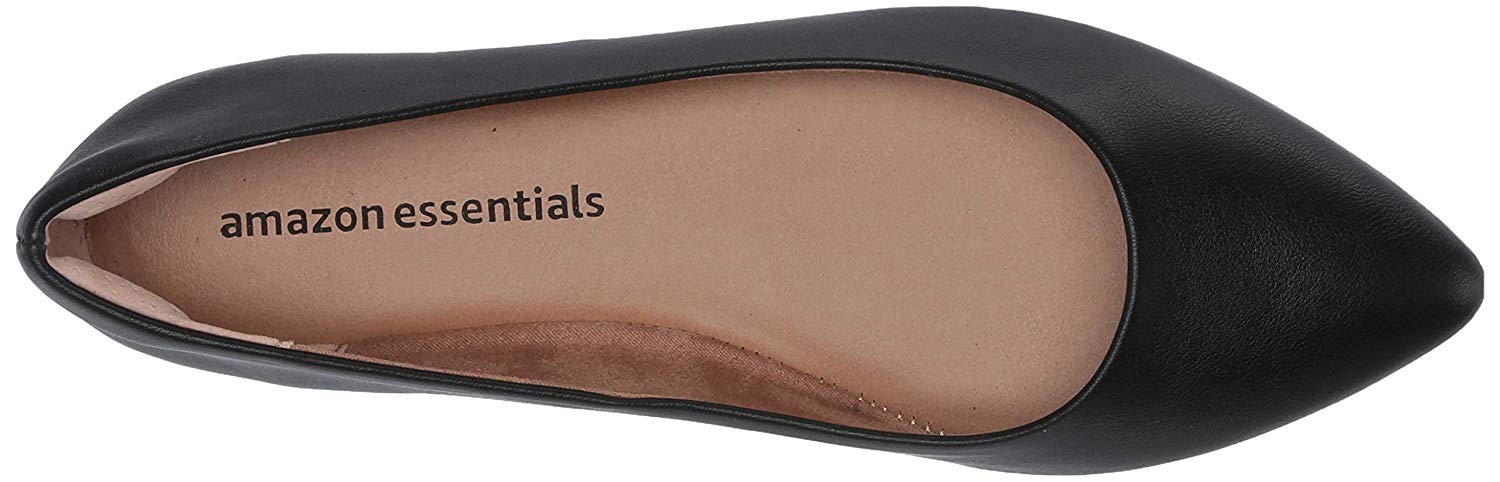 Amazon Essentials Women's Pointed-Toe Ballet Flat