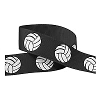 Volleyball Ribbon for Crafts - Q-YO 3/8
