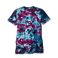 LaMer Over-Dyed Crinkle Tie Dye T-Shirt 3XL Mediterranean