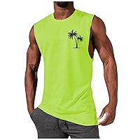 Tank Tops Men,Muscle Training Plus Size Sports Plus Size Sport Shirt Casual Summer Solid Bodybuilding Trendy Tees