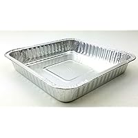 Handi-Foil Square Aluminum Foil Cake Pan - Disposable Baking Tin REF# 308 (10)