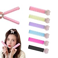 Volumizing Hair Root Clips Hair Rollers with Clip Bangs Curler DIY Hair Styling Accessories Tool Portable Hair Volume Clip Self Grip Volume Hair Root (6PC, ALL)