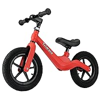 Toddler Balance Bike, Black - No Pedal Sport Bike for 3-5 Year Olds, 12