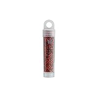 Miyuki Delica 11/0 - Ruby Red Silver Lined-Dyed DB0603-5.2gms Vial of Japanese Glass Beads