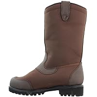 Chippewa Mens 12 Inch Nylon Rigger Wide Casual Boots Mid Calf - Brown