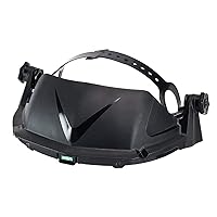 10127061 V-Gard Headgear - General Purpose Applications, Black, High Density Polyethylene (HDPE), Use with V-Gard Visors, Durable & Reusable, Replaceable Safety Accessory/Attachment