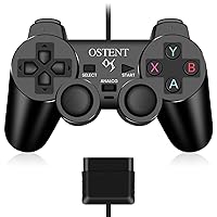 OSTENT Wired Analog Controller Gamepad Joystick Joypad for Sony Playstation PS2 PS1 PS One PSX Console Dual Shock Vibration Video Games