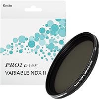 Kenko 014530 Variable ND Filter, PRO1D Smart Variable, NDX II, 3.2 inches (82 mm), ND3 - 32, No X-Shape Unevenness, ND3 - 450 Stepless Adjustment, Water Repellent, Oleophobic Coating, Made in Japan