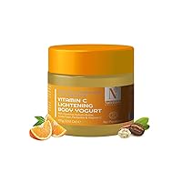 NUTRIGLOW Advanced Organics Vitamin C Lightening Body Yogurt, Moisturizes Skin, Deep nourishing, All Skin Types,3.5Oz