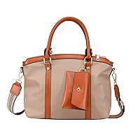 Oichy Tote Bag for Women Top Handle Satchel Shoulder Bags Ladies Crossbody Bag with Detachable Strap
