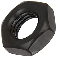 Te-Co 42203 Black Oxide High Grade Alloy Steel Heavy Hex Jam Nut, 3/8