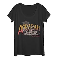 Fifth Sun Disney Aladdin Live Action Agrabah Mystery Women's Short Sleeve Tee Shirt