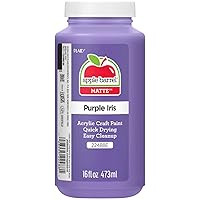 Apple Barrel Acrylic Paint, 16 oz, Purple Iris
