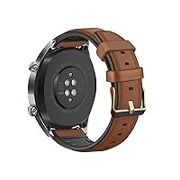 22mm 20mm Silicon Strap for Huawei Watch GT2e /GT2 46MM Honor Magic 2 Smart Band Bracelet Stainless Straps for GT 2e (Color : Brown, Size : 22mm)
