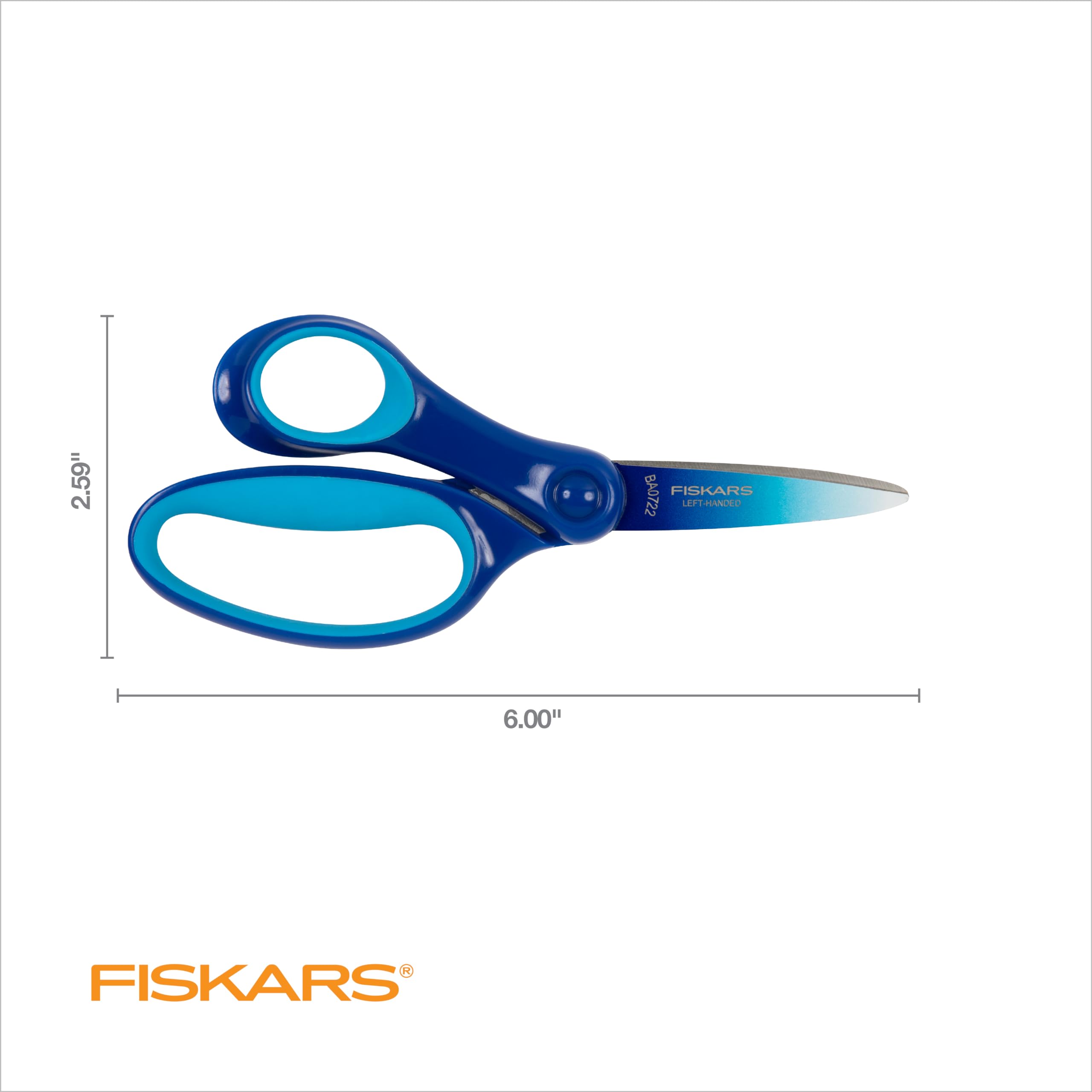 Fiskars® Big Kids Ombre Left-handed Scissors, Blue (6 in.)