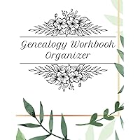 Genealogy Workbook Organizer: Family tree, Genealogical workbook with charts and forms for Family history buff and more...