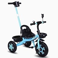 BicycleBaby Cart Baby Bike 1-3-2-6 Year Old Child Car Portable Children's Tricycle Boy and Girl Toy Cars 4 Color Options (Color : Red) (Color : Blue)
