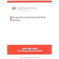 Sapling Learning Homework-Only for Principles of Economics (Single-Term Access)