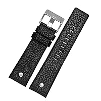 Leather watchband For diesel DZ7395 DZ7370 DZ7257 DZ7430 watch band Soft cowhide strap rivet 24m 26mm 28mm for men women