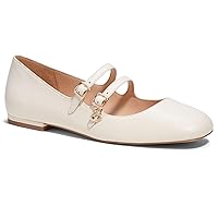 Coach Women's Whitley Leather Mary Jane Ballet Flat