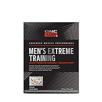 GNC AMP Men's Extreme Training Vitapak | Developed for Max Performance and Endurance | 5-Step Daily Supplement System | Targeted Muscle Support | 30 Packs