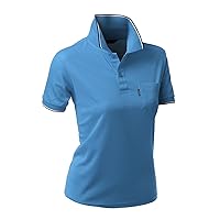 Coolon Fabric Short Sleeve Pocket Point Polo T-Shirt
