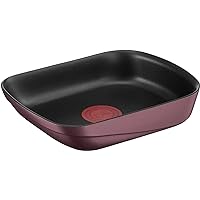 Tefal L86018 Egg Roaster with Removable Handle, 5.9 x 7.9 inches (15 x 20 cm), Compatible with Gas Fire, Ingenio Neo IH Maroon Brown Unlimited Egg Roaster, Non-Stick Brown