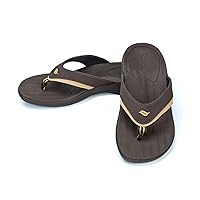 PowerStep ArchWear Orthotic Sandals Men - Orthopedic Flip Flops for Arch Support and Plantar Fasciitis Pain Relief - Built-In Heel Cradle for Added Support