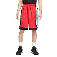 Nike mens Dri-FIT Elite Basketball Shorts, University Red/Black-black, Large
